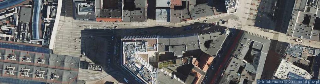 Zdjęcie satelitarne kamera online - Młyńska, dworzec PKP Katowice