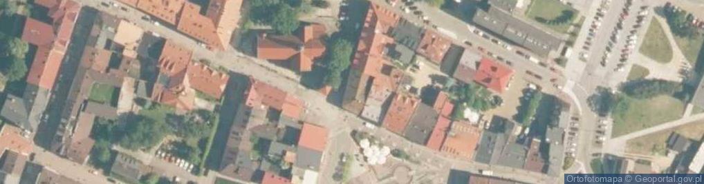 Zdjęcie satelitarne Sklep Ogólnospożywczy Delikatesy Krystyna Zelech Joanna Pieszczyńska Wojciech Pieszczyński