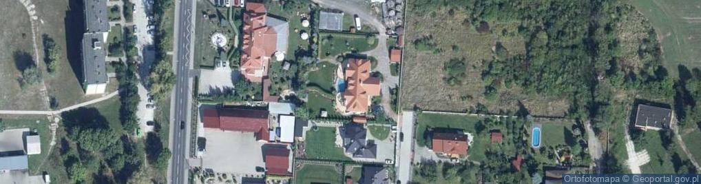 Zdjęcie satelitarne Motel Dworek
