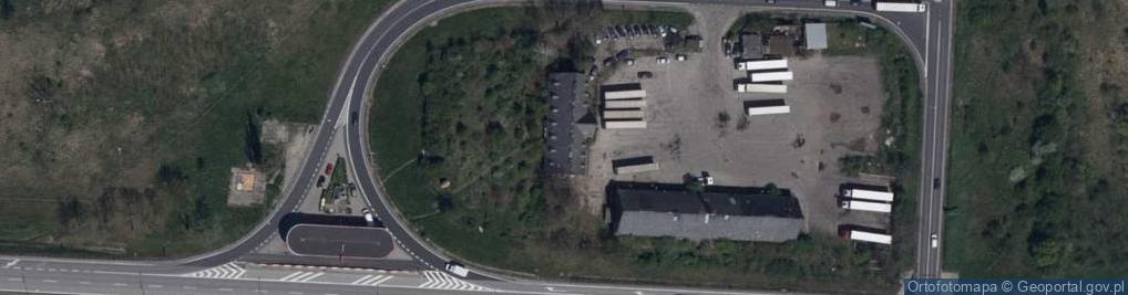 Zdjęcie satelitarne Motel Legnica