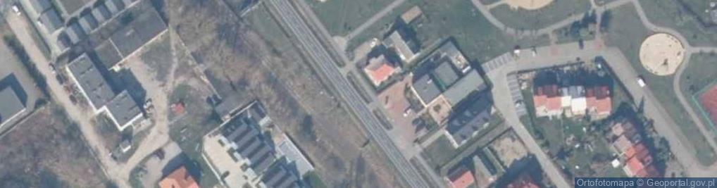Zdjęcie satelitarne Motelik Admirał