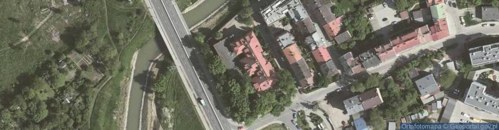 Zdjęcie satelitarne 28 Liceum Kraków