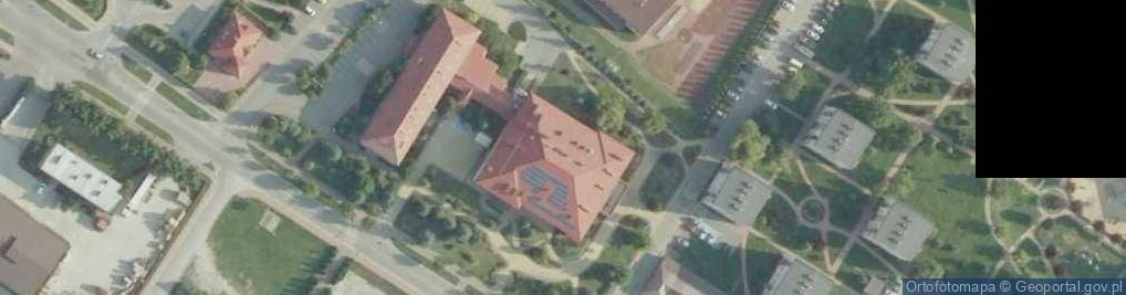 Zdjęcie satelitarne Centrum Kultury i Sztuki w Połańcu
