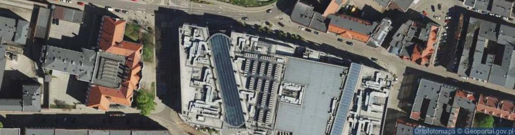 Zdjęcie satelitarne Fabryka Formy Bytom Agora
