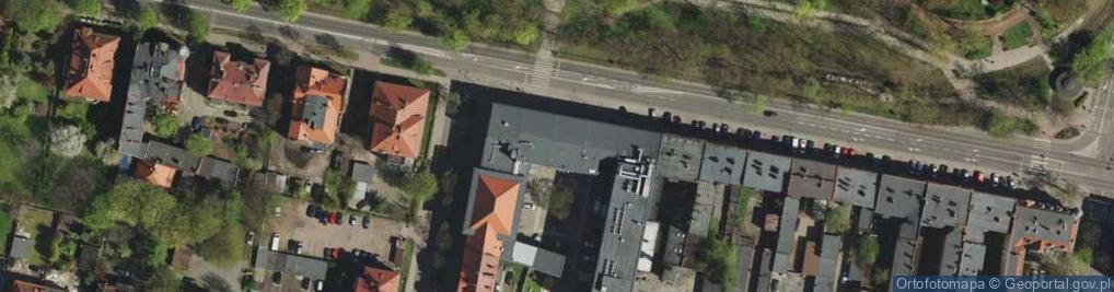 Zdjęcie satelitarne Fabryka Formy Bytom Square