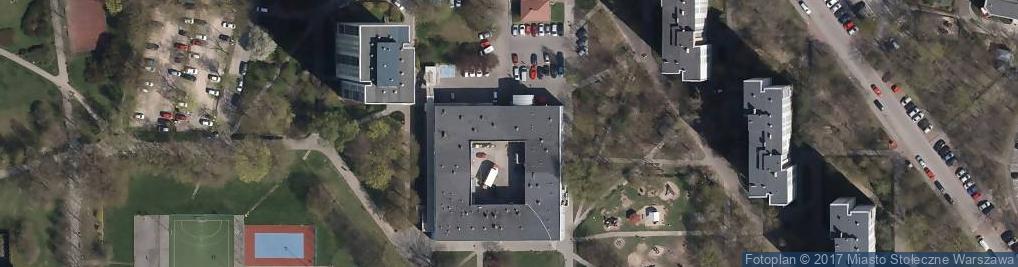 Zdjęcie satelitarne Fitness Klub Zdrofit Dąbrowskiej Bielany