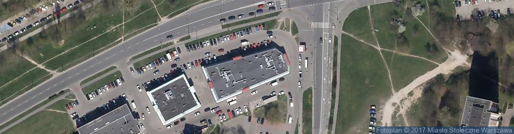 Zdjęcie satelitarne Fitness Klub Zdrofit Mokotów-Al. Wilanowska