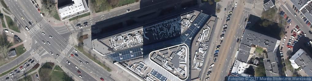 Zdjęcie satelitarne Fitness Klub Zdrofit Mokotów-CH Plac Unii