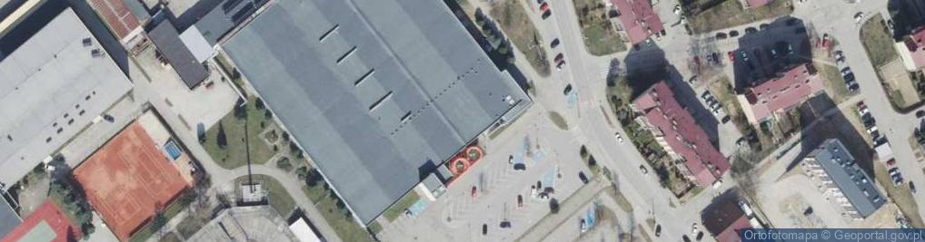 Zdjęcie satelitarne Hala Basenów Dębica