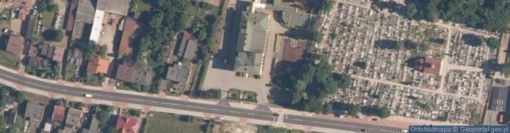 Zdjęcie satelitarne Hala Sportowa MCS w Ujeździe