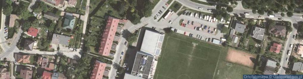 Zdjęcie satelitarne Korty Tenisowe AMS Magic Sports
