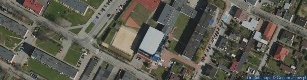Zdjęcie satelitarne Kryta Pływalnia Ośrodka Sportu i Rekreacji w Zawierciu
