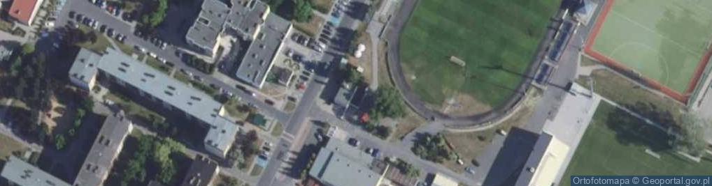 Zdjęcie satelitarne Lodowisko Średzkie