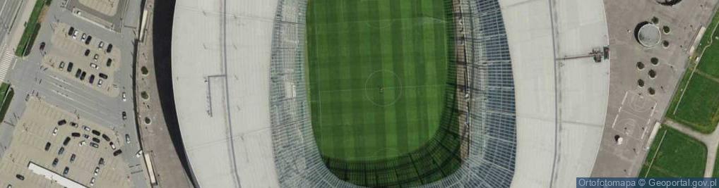 Zdjęcie satelitarne Lodowisko Stadion Wrocław