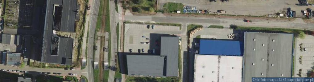 Zdjęcie satelitarne Max Gym Centrum Rozrywki Sosnowiec
