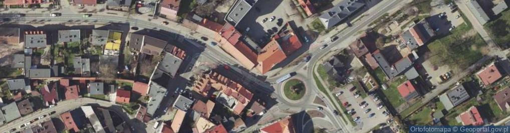 Zdjęcie satelitarne Miejski Ośrodek Kultury w Żorach