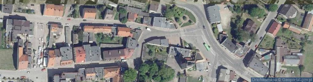 Zdjęcie satelitarne Ośrodek Kultury i Sportu w Bierutowie