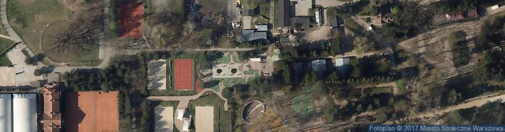 Zdjęcie satelitarne Park Kultury w Powsinie
