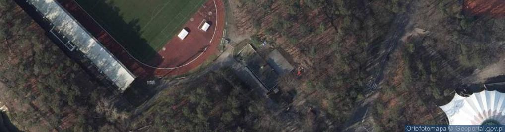 Zdjęcie satelitarne Park Linowy Bluszcz Świnoujście