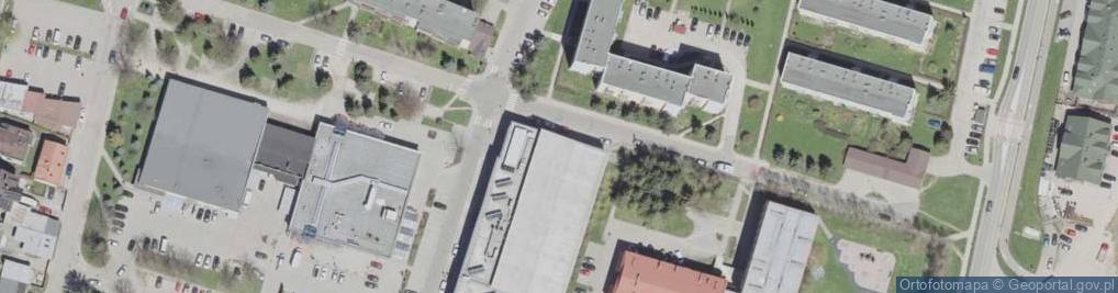Zdjęcie satelitarne Pływalnia Miejska w Nowym Targu