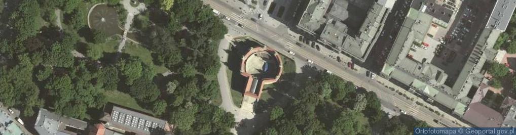 Zdjęcie satelitarne Barbakan