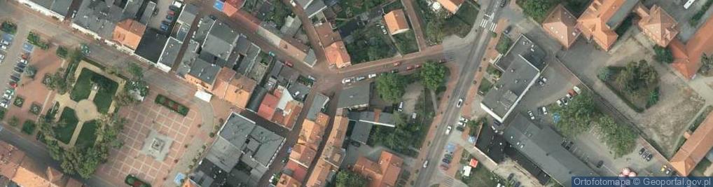 Zdjęcie satelitarne Borów Tucholskich