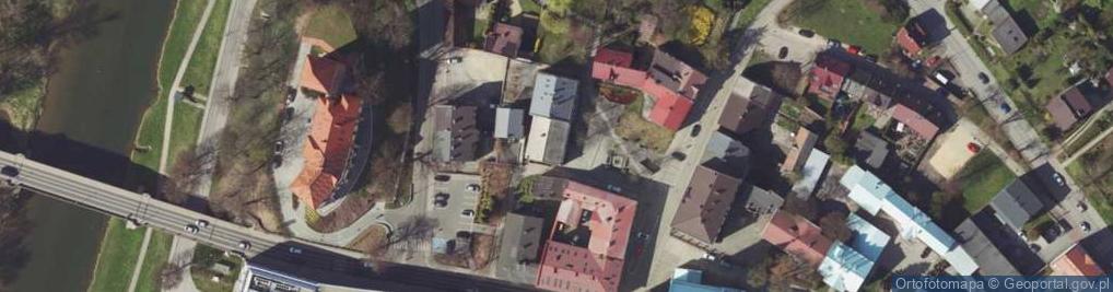 Zdjęcie satelitarne Centrum Żydowskie