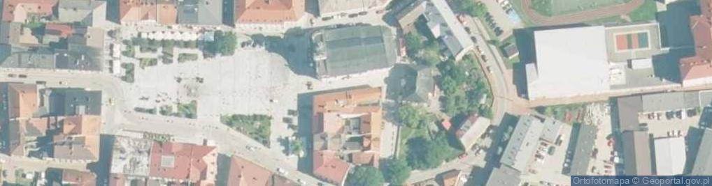 Zdjęcie satelitarne Dom rodzinny Ojca Świętego Jana Pawła II
