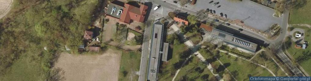Zdjęcie satelitarne Dom Urodzenia Fryderyka Chopina w Żelazowej Woli