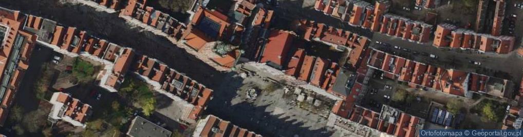 Zdjęcie satelitarne Dwór Artusa, Oddział Muzeum Historycznego Miasta Gdańska