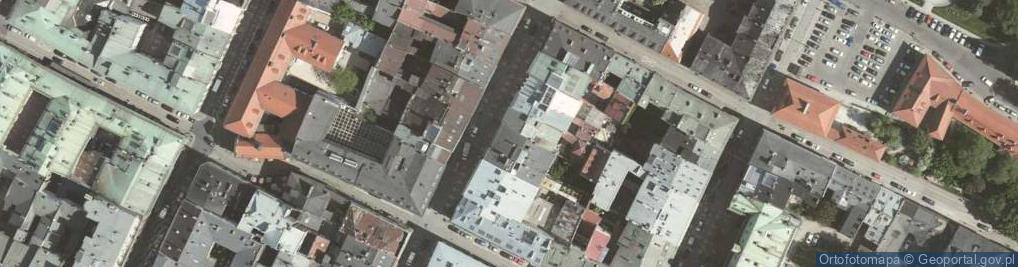 Zdjęcie satelitarne Farmacji Collegium Medicum UJ