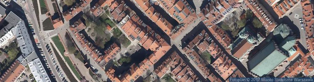 Zdjęcie satelitarne Farmacji im. mgr. Antoniny Leśniewskiej
