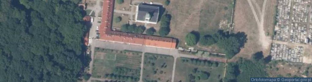 Zdjęcie satelitarne Izba Pamięci Radziwiłów