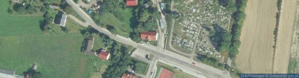 Zdjęcie satelitarne Izba regionalna w Imbramowicach, Biały domek