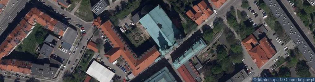 Zdjęcie satelitarne Mauzoleum Piastów Śląskich