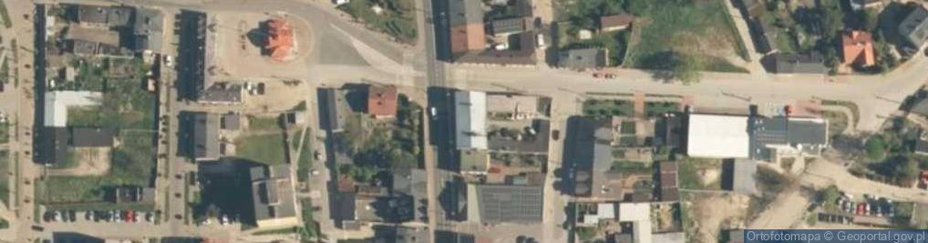 Zdjęcie satelitarne Miasta i Rzeki Warty