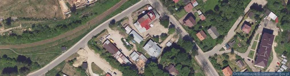 Zdjęcie satelitarne Młynarstwa i wsi