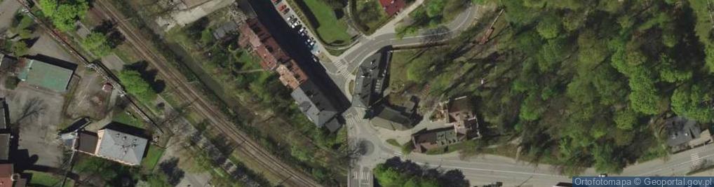 Zdjęcie satelitarne Muzeum 4 Pułku Strzelców Podhalańskich