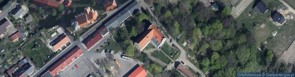 Zdjęcie satelitarne Muzeum Archeologiczne Środkowego Nadodrza