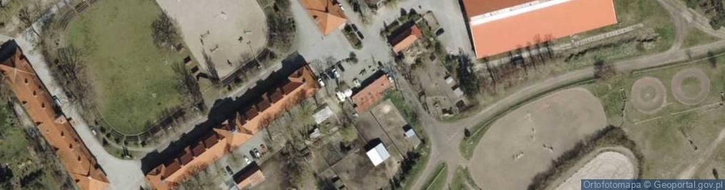 Zdjęcie satelitarne Muzeum Broni i Sprzętu Wojskowego Kwidzyńskiego Stowarzyszenia Sportowo-Kolekcjonerskiego GWARD