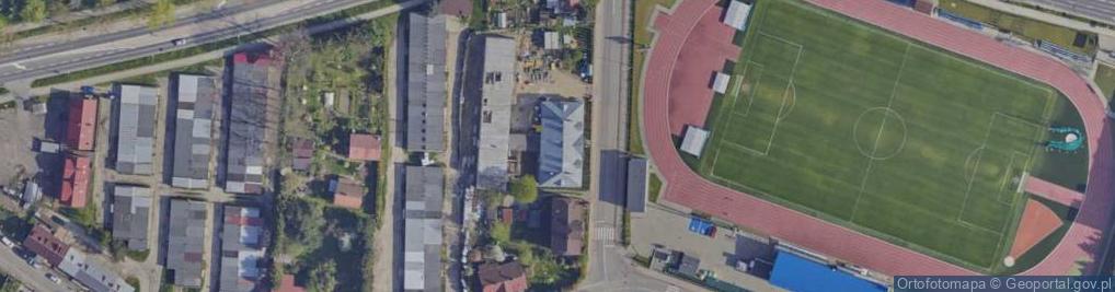 Zdjęcie satelitarne Muzeum Budownictwa Ludowego