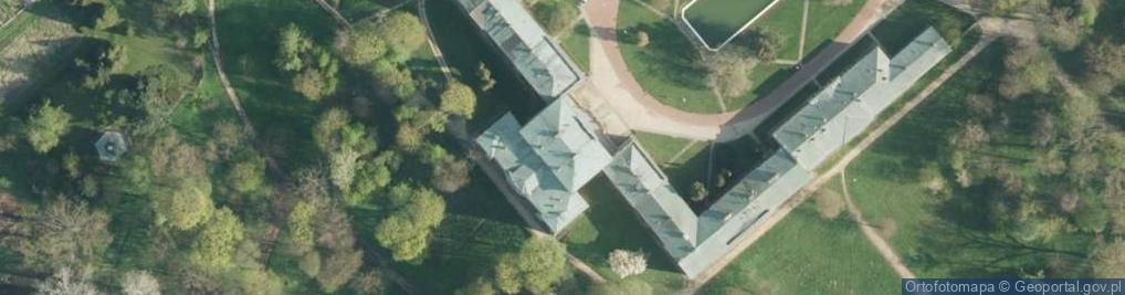 Zdjęcie satelitarne Muzeum Czartoryskich