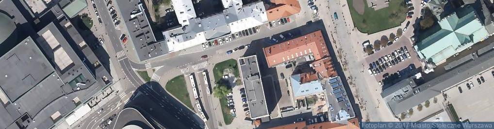 Zdjęcie satelitarne Muzeum Drukarstwa Warszawskiego