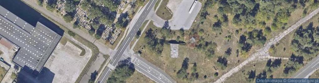Zdjęcie satelitarne Muzeum Fortyfikacji Pancernej Twierdzy Toruń
