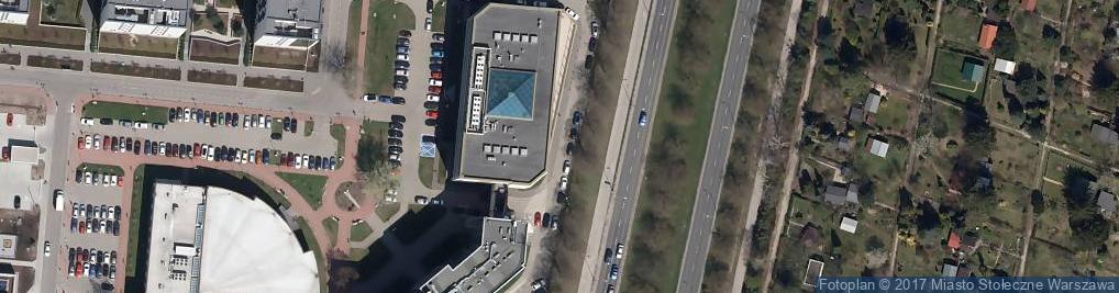 Zdjęcie satelitarne Muzeum Historii Medycyny Warszawskiego Uniwersytetu Medycznego