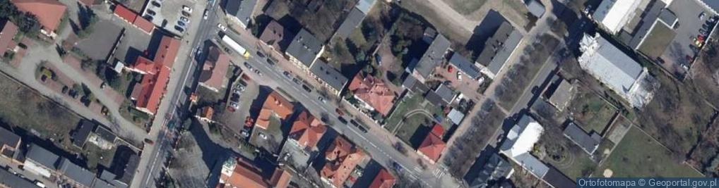 Zdjęcie satelitarne Muzeum Historii Miasta Zduńska Wola
