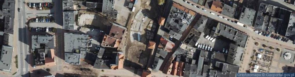 Zdjęcie satelitarne Muzeum Historyczno Etnograficzne w Chojnicach