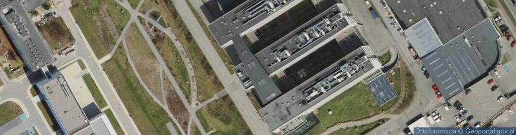 Zdjęcie satelitarne Muzeum Inkluzji w Bursztynie