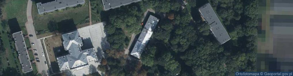 Zdjęcie satelitarne Muzeum Kampanii Wrześniowej i Twierdzy Modlin