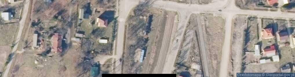 Zdjęcie satelitarne Muzeum Kolejnictwa w Czeremsze